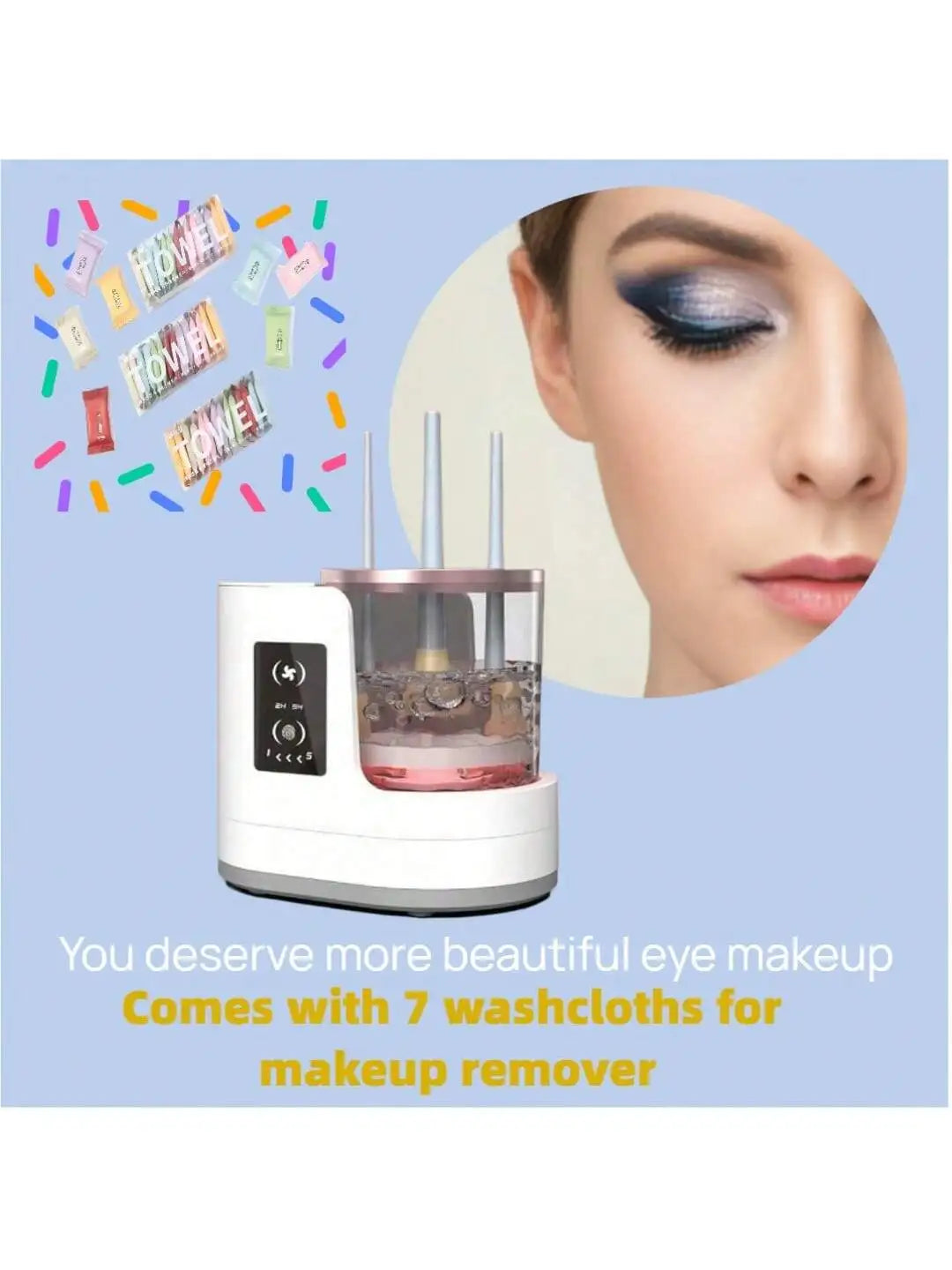 EcoBrush Wash Electric Makeup Brush Cleaner & Dryer