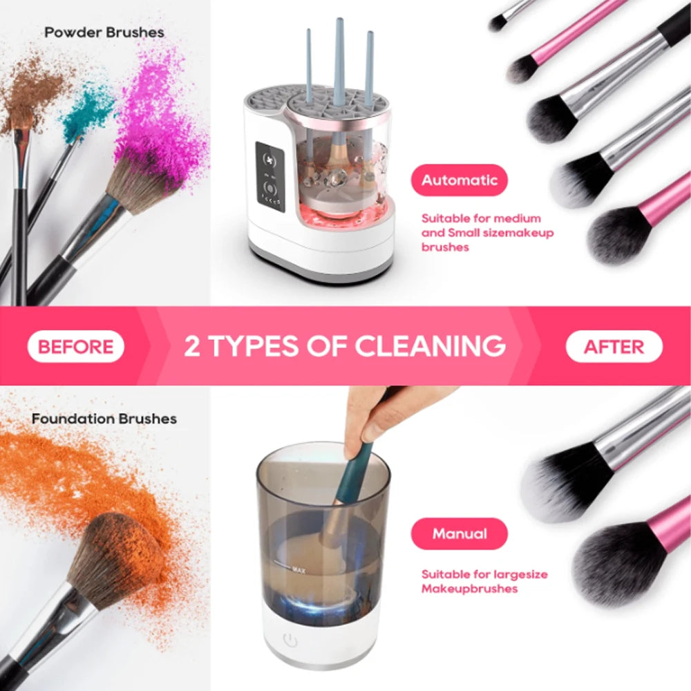 EcoBrush Wash Electric Makeup Brush Cleaner & Dryer